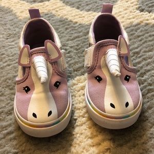 Toddler girl unicorn vans
